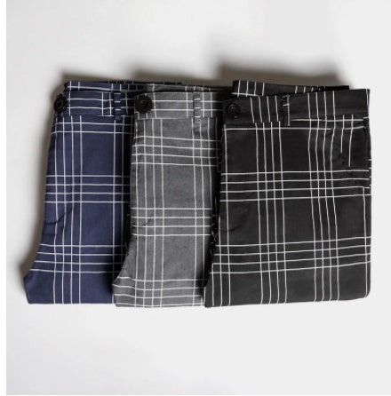 Large Plaid Striped Casual Pants Fashion Foot Pants