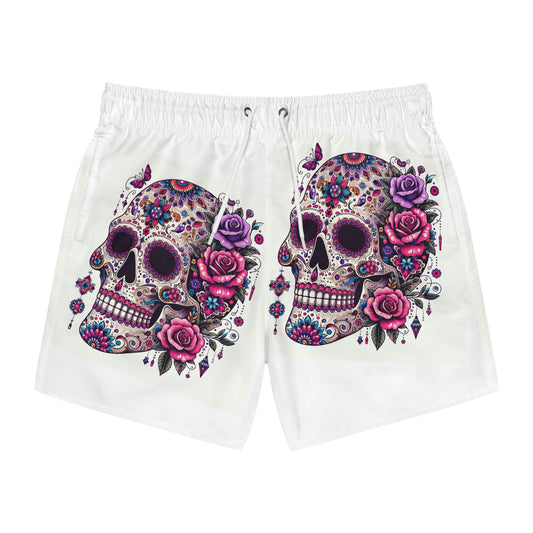 Day of the Dead Swim Trunks