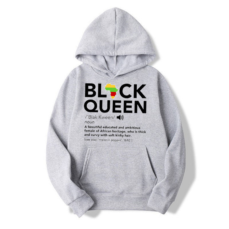 Queen's letter printed sweater