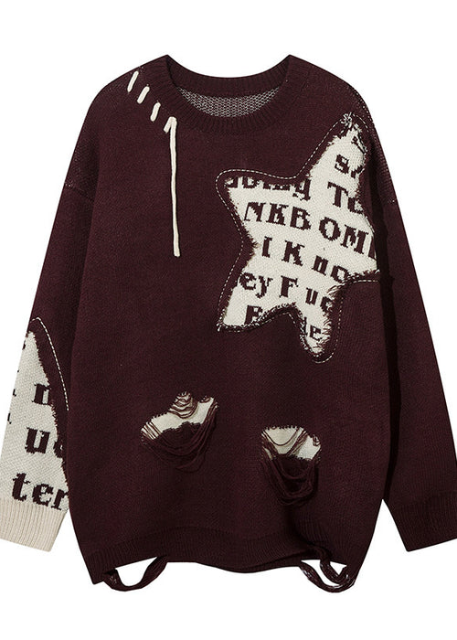 Niche Personality Idle Style Loose Knitwear Autumn And Winter