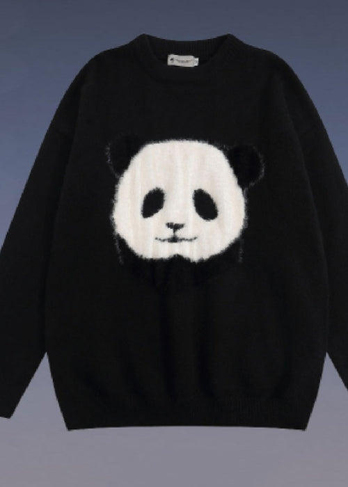 Harajuku Panda Pullover Sweaters For Men And Women