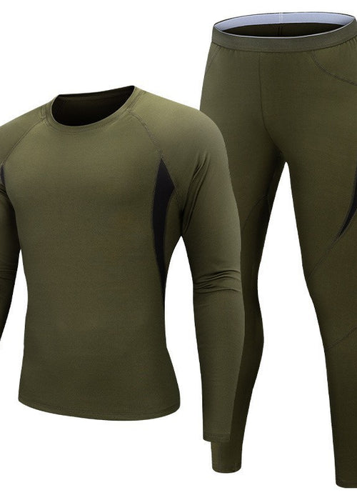 Sports Workout Clothes Thermal Underwear Suit For Men