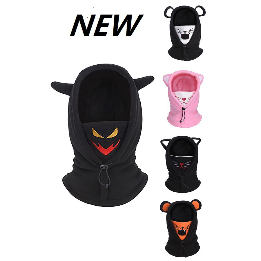 Halloween Series Children And Teenagers Winter Warm Cycling Mask