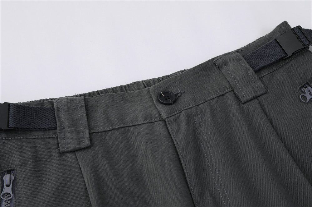 Stylish Multi-pocket Straight Cargo Pants Male