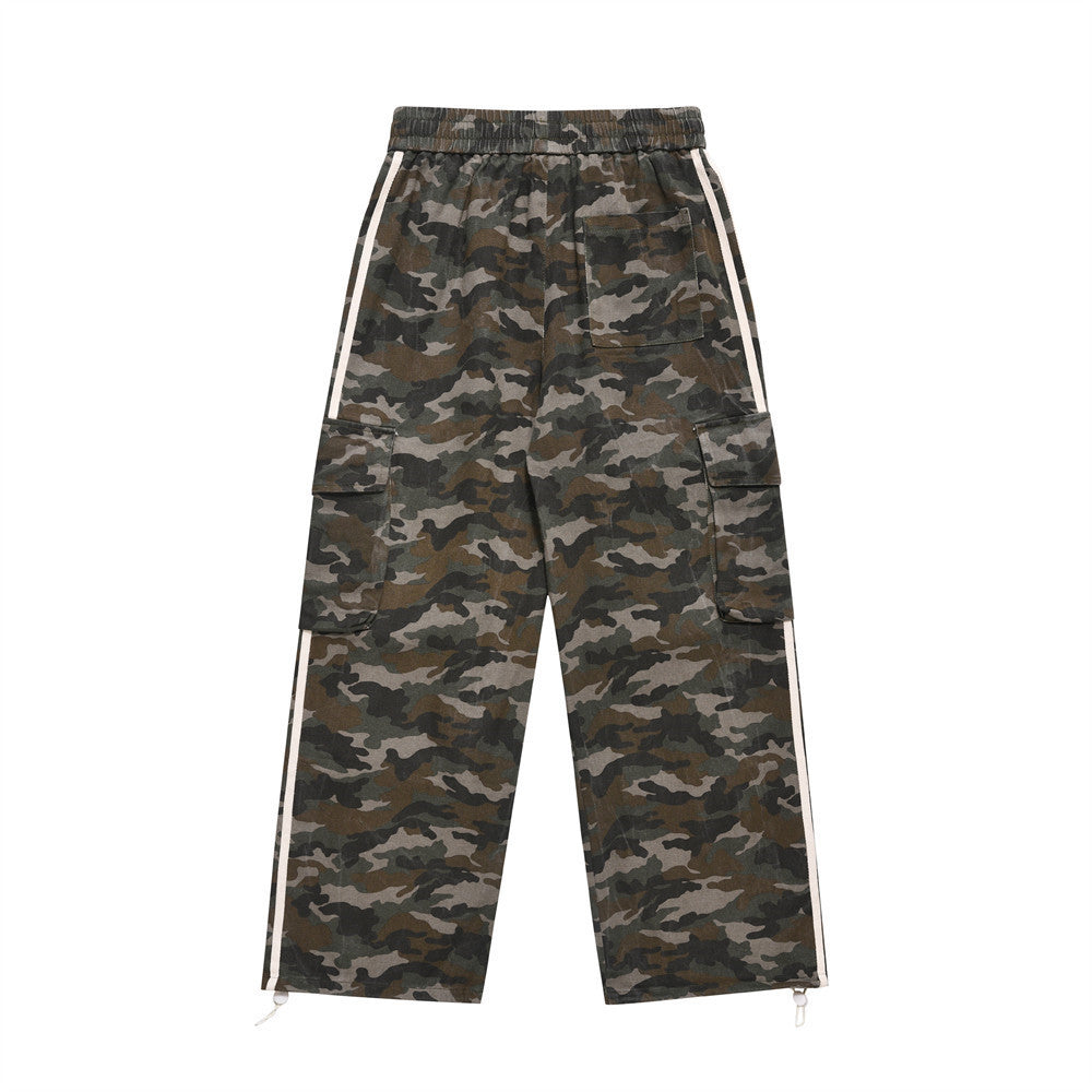 American Street Camouflage Cargo Pants Male