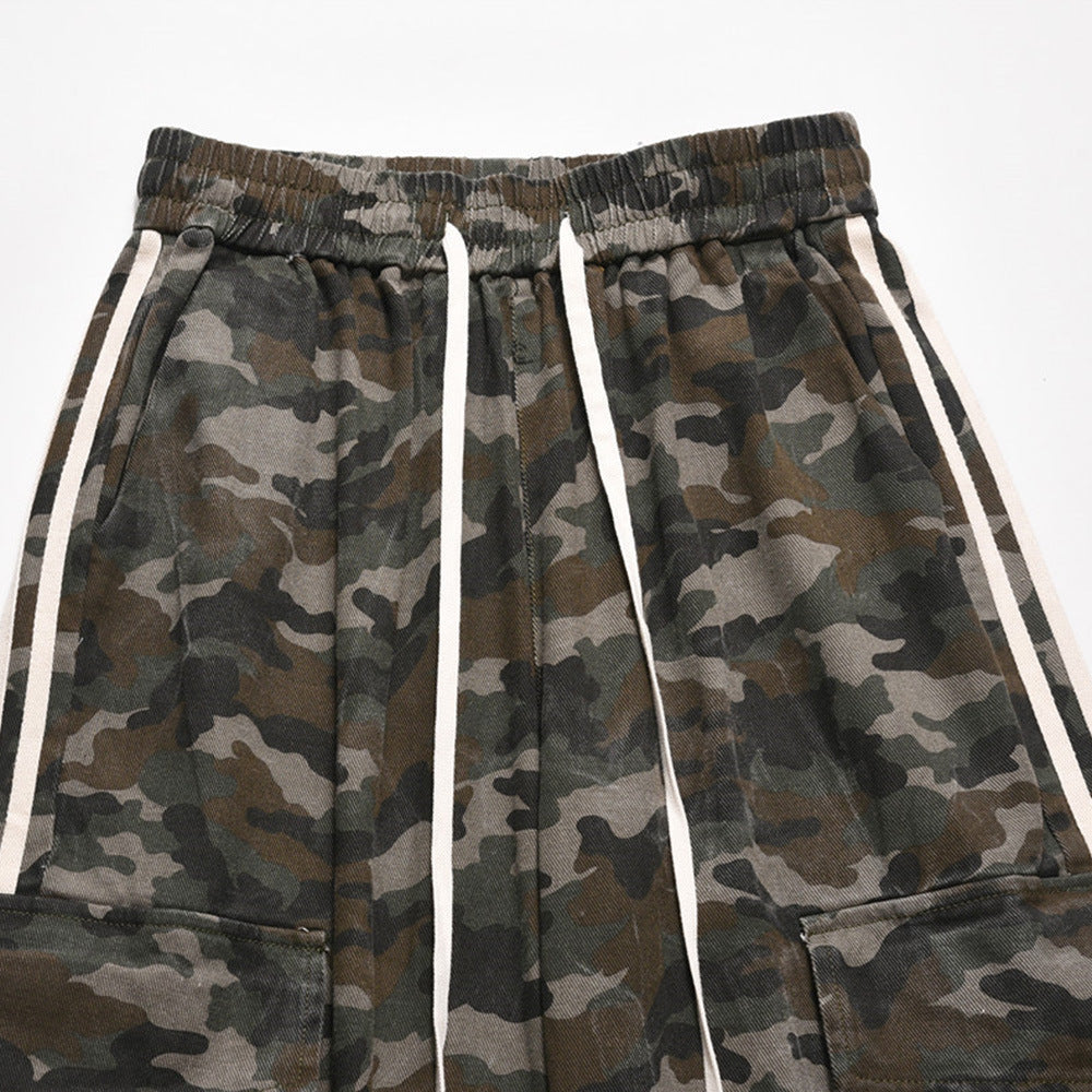 American Street Camouflage Cargo Pants Male