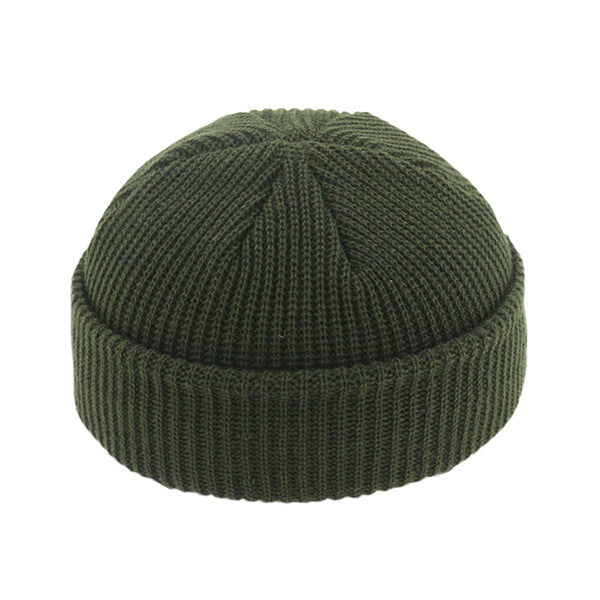 Dome warm short woolen cold hat