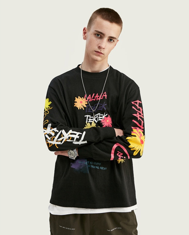 Doodle long sleeve t-shirt