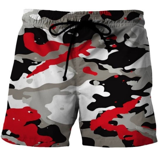 3D Digital Printing Plus Size Shorts Men