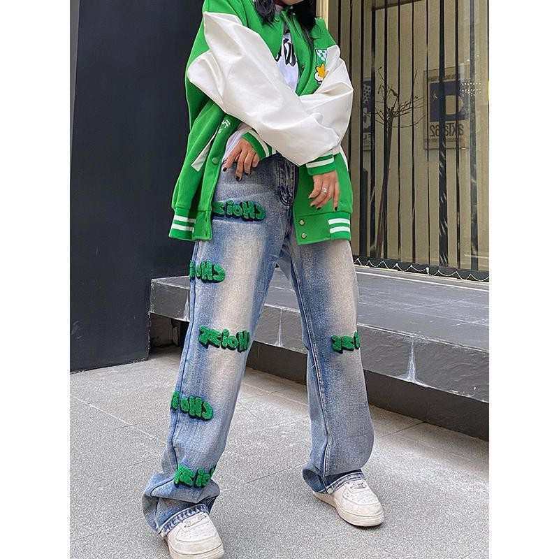 Women's Korean Style American Style Street Harajuku Jeans