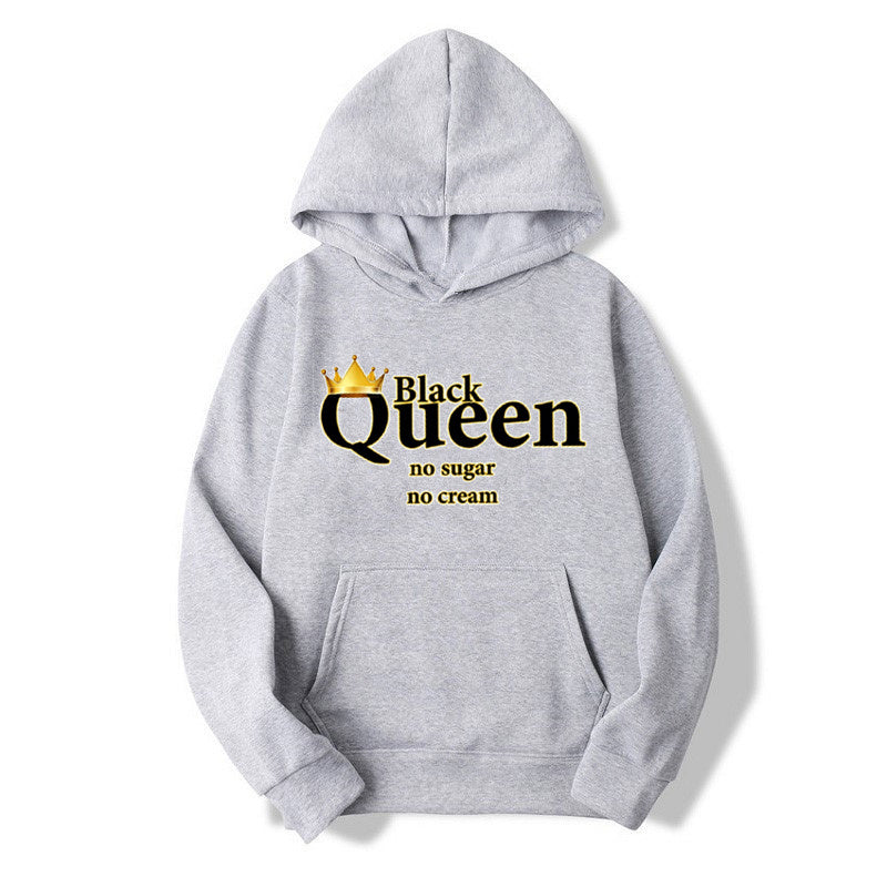 Queen's letter printed sweater