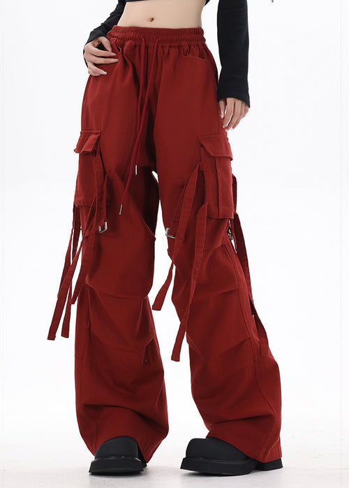 Fashion Loose Casual Wide Leg Mop Pants