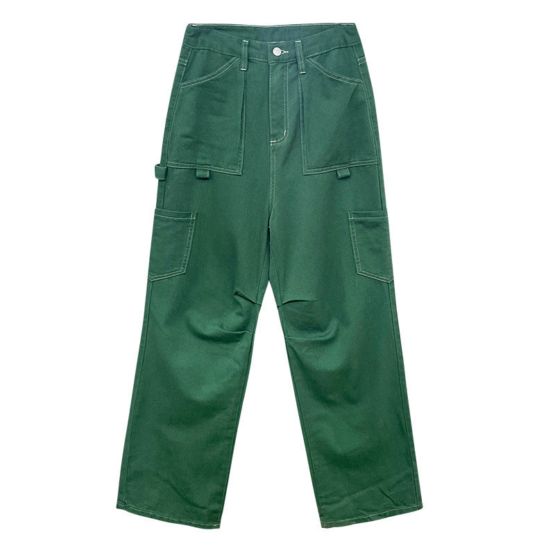 Vintage Multi Pocket Cargo Pants Straight