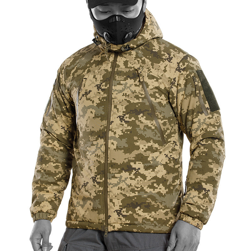 Outdoor Clothing Waterproof Cold Protective Clothing Urban Commuting Camouflage Coat