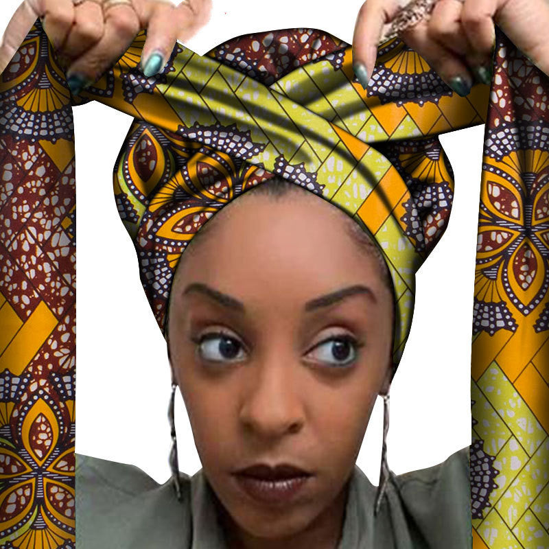 African printed hair accessories