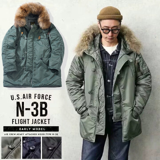 Thick Mid-length Parker Cotton-padded Coat