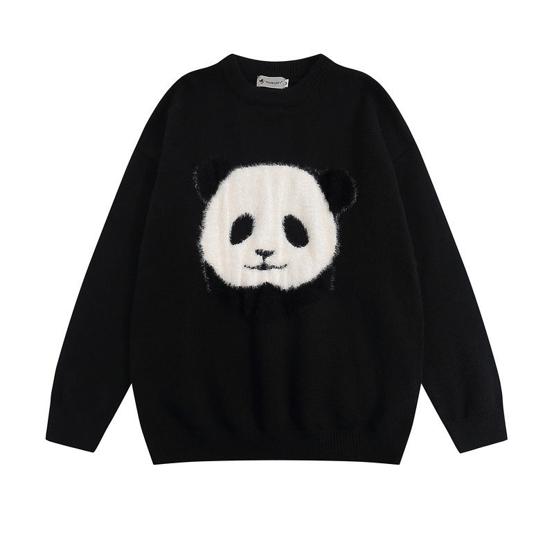 Harajuku Panda Pullover Sweaters For Men And Women