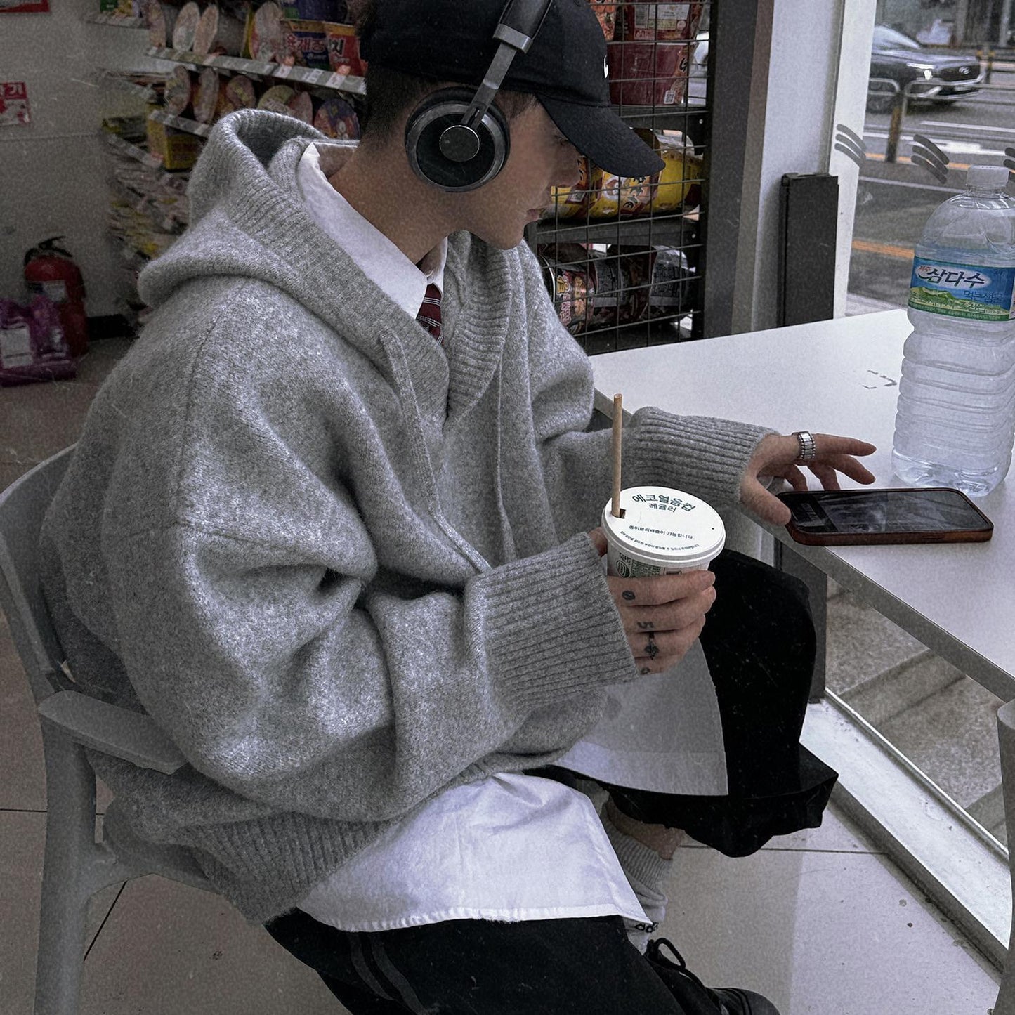 Heavy American Vintage Sweater Coat