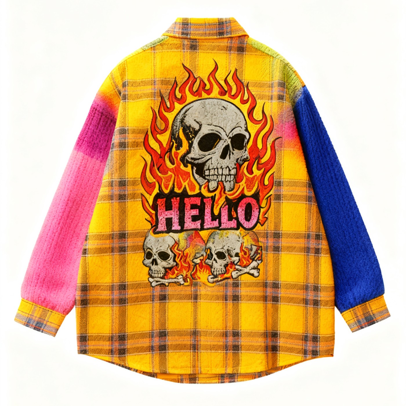 Fashion Casual Printed Polyester Sweater