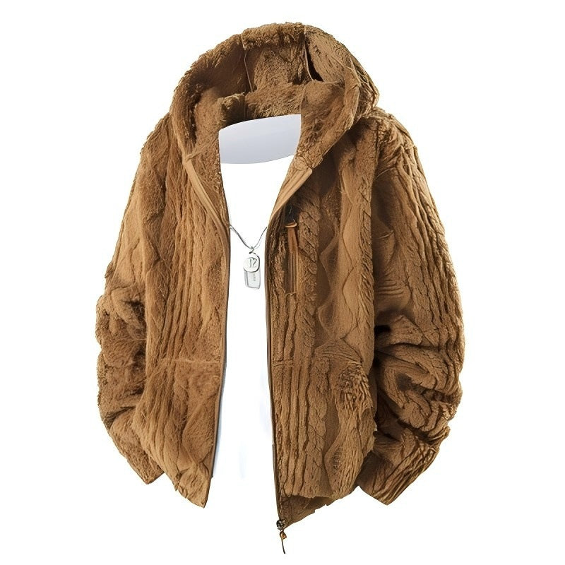 Fleece Padded Men's Warm Jacket