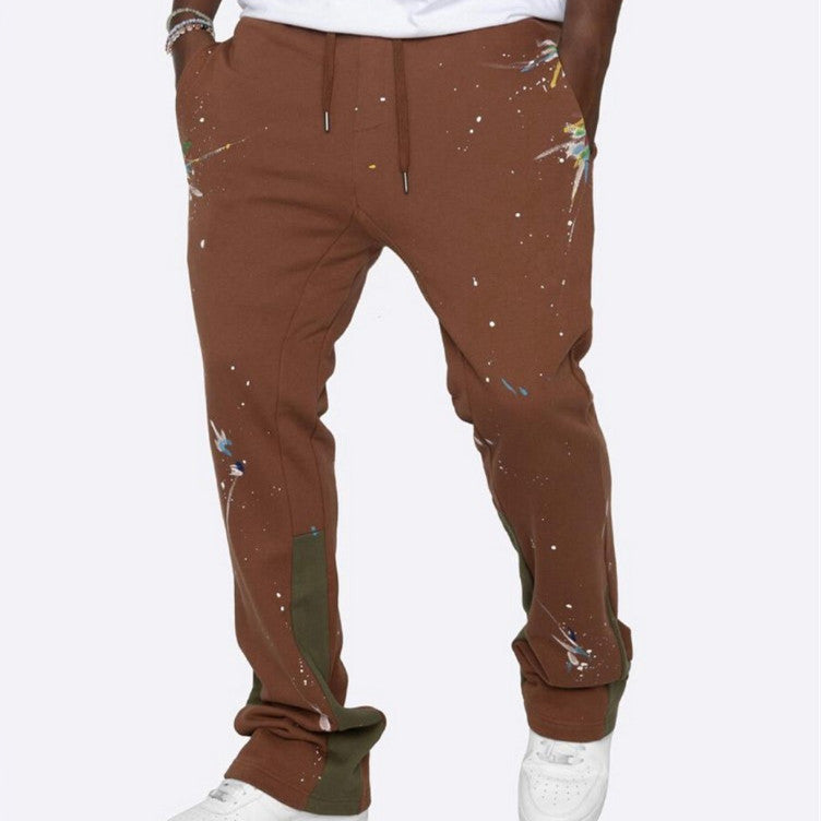 Men's Splash-ink Casual Sports Pants Casual Pants