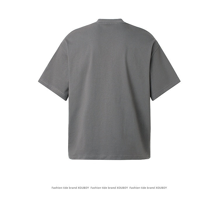 American Retro National Trend Hip Hop Graffiti Short Sleeve