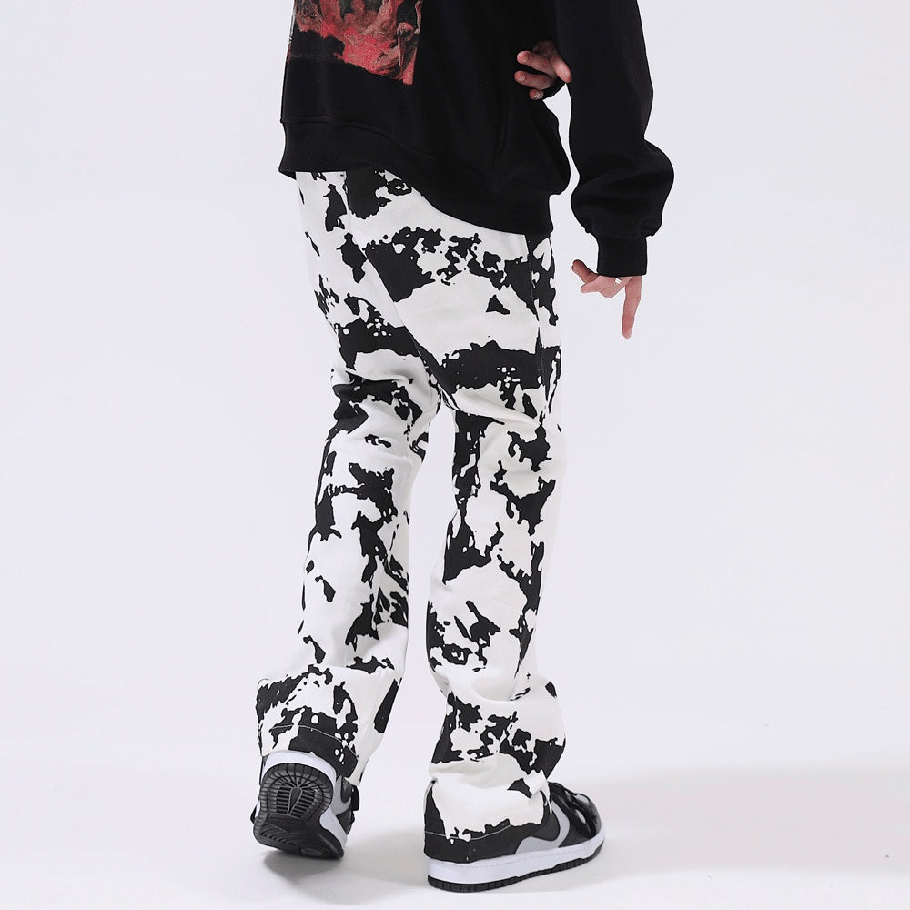 Loose Straight-leg Pants Trendy Micro-flared Pants