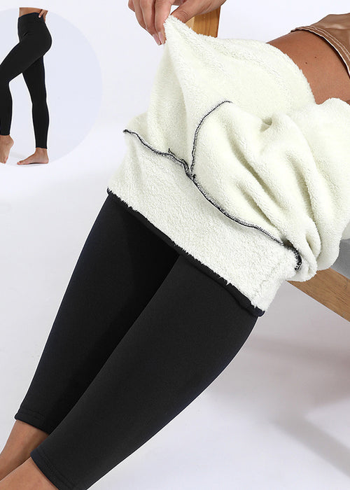 Winter Leggings Warm Thick High Stretch Lamb Cashmere Leggins Skinny Fitness Woman Pants