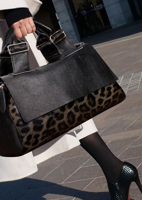 New Western Leopard Pattern Handbag For Women