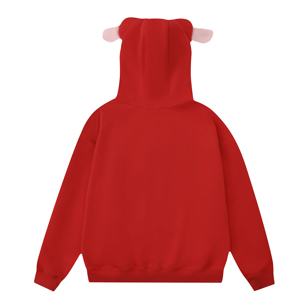 Masked Zipper Hoodie Coat Men