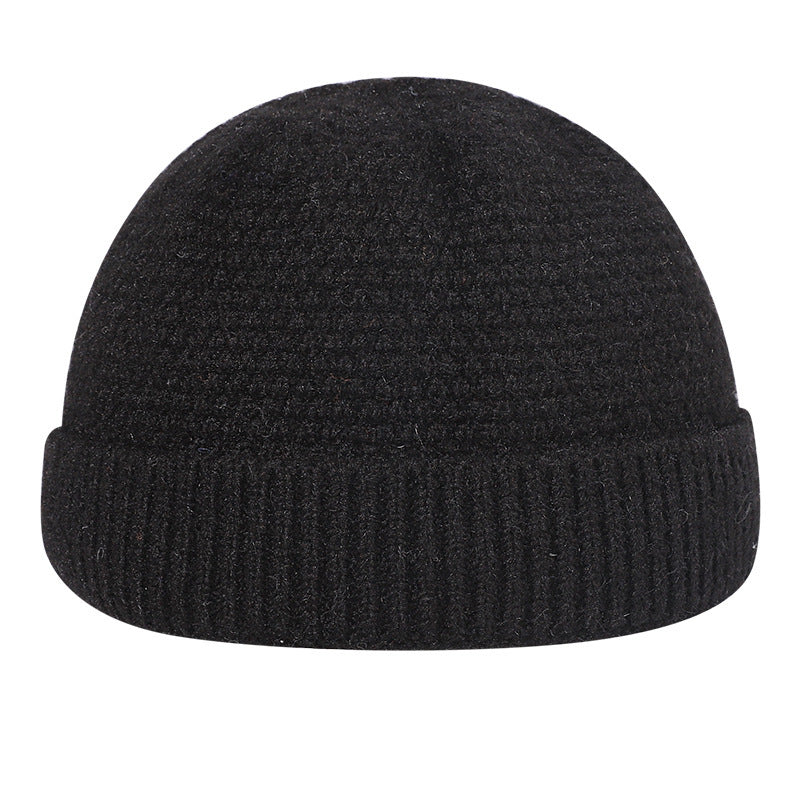 Outdoor Autumn And Winter Warm Hemming Knitted Woolen Cap