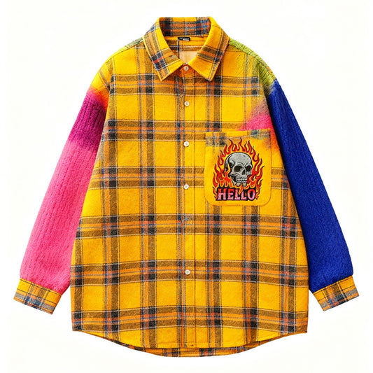 Fashion Casual Printed Polyester Sweater