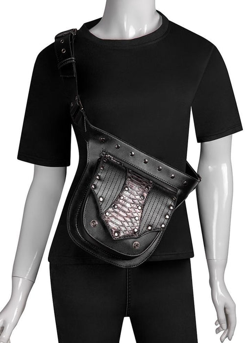 Gear Duke Vintage Steampunk Bag Retro Rock Gothic bag Goth Shoulder Waist Bags Packs Victorian Style Women Men leg bag