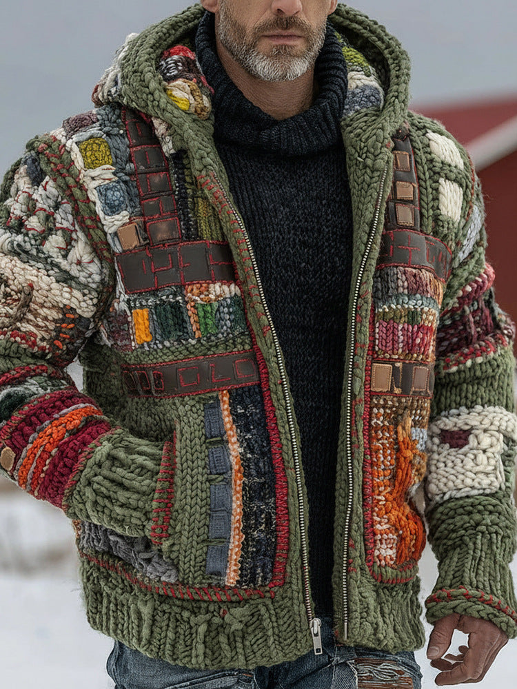 FallWinter Fleece Hooded Long-Sleeve Zip-Up Jacket