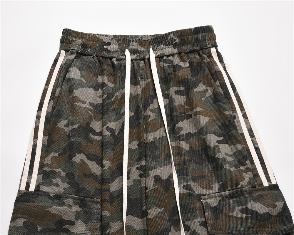 American Street Camouflage Cargo Pants Male