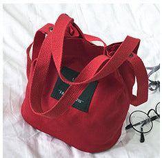 new Korean fashion canvas bags handbag shoulder bag messenger bag bag a sells wholesale