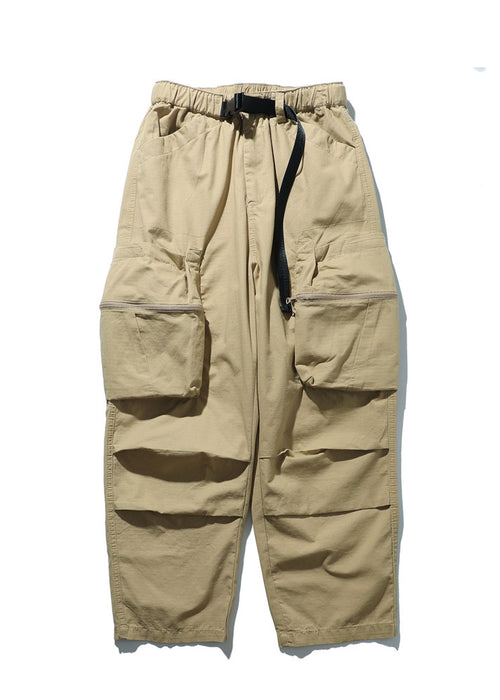 Multi-pocket Cargo Pants Men's Outdoor Pleats