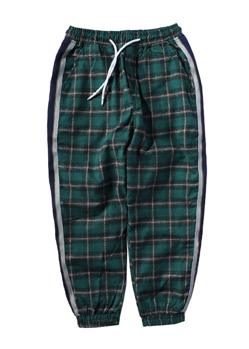 Plaid casual pants