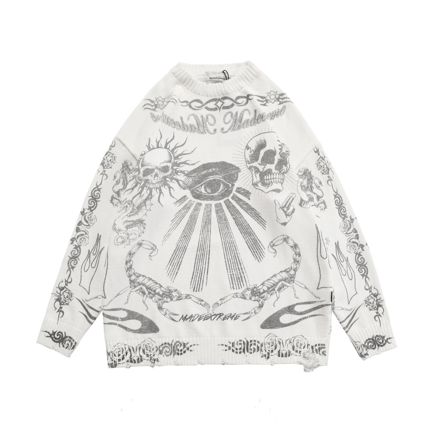 Autumn And Winter New Men's Sweaters Do Old Skull