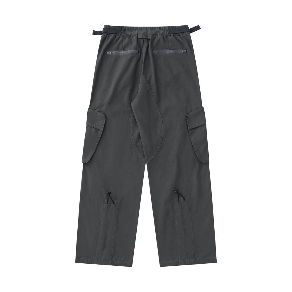 Stylish Multi-pocket Straight Cargo Pants Male