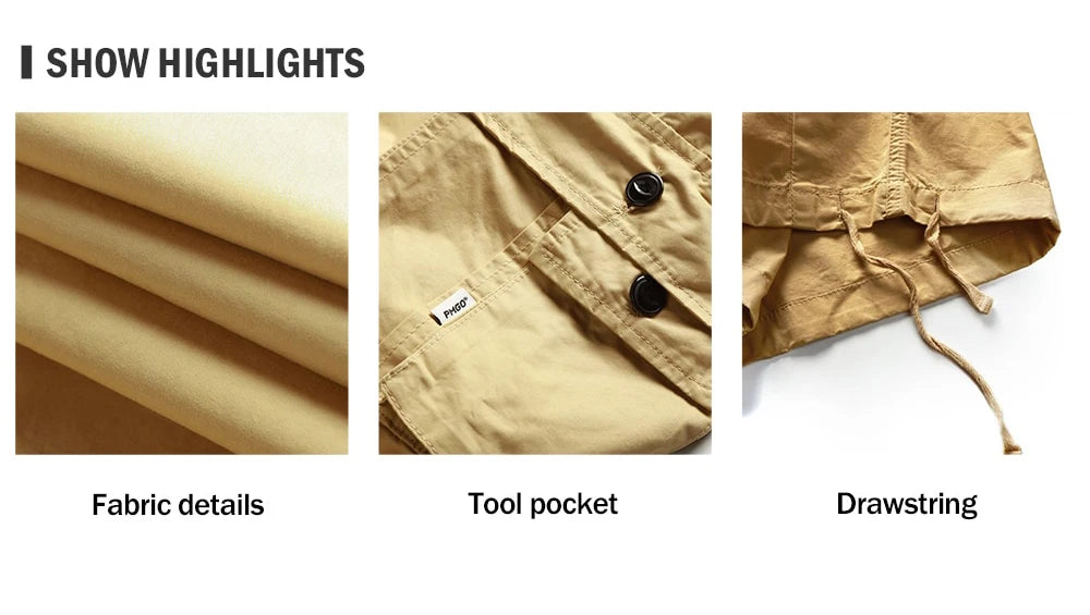 Multi-Pocket Oversized Cargo Pants Mens Casual Solid Thin Baggy Wide Leg Ankle Trousers Man Jogger Pants Harem Lantern Pants