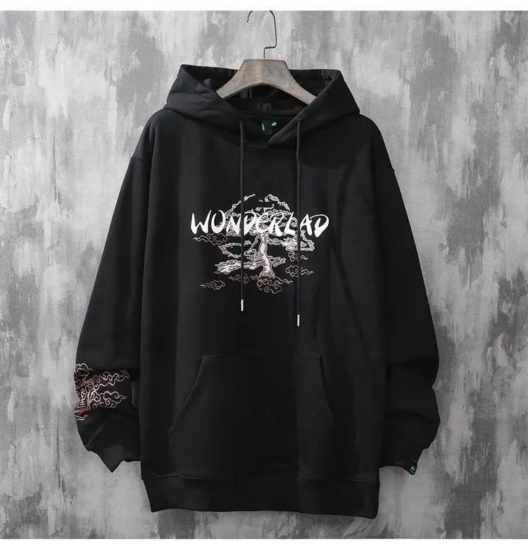 sudaderas con capucha loft print hoodie y2k clothes harajuku Men's anime hip-hop japanese streetwear Sweatshirt hoodies men kpop