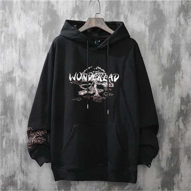 sudaderas con capucha loft print hoodie y2k clothes harajuku Men's anime hip-hop japanese streetwear Sweatshirt hoodies men kpop