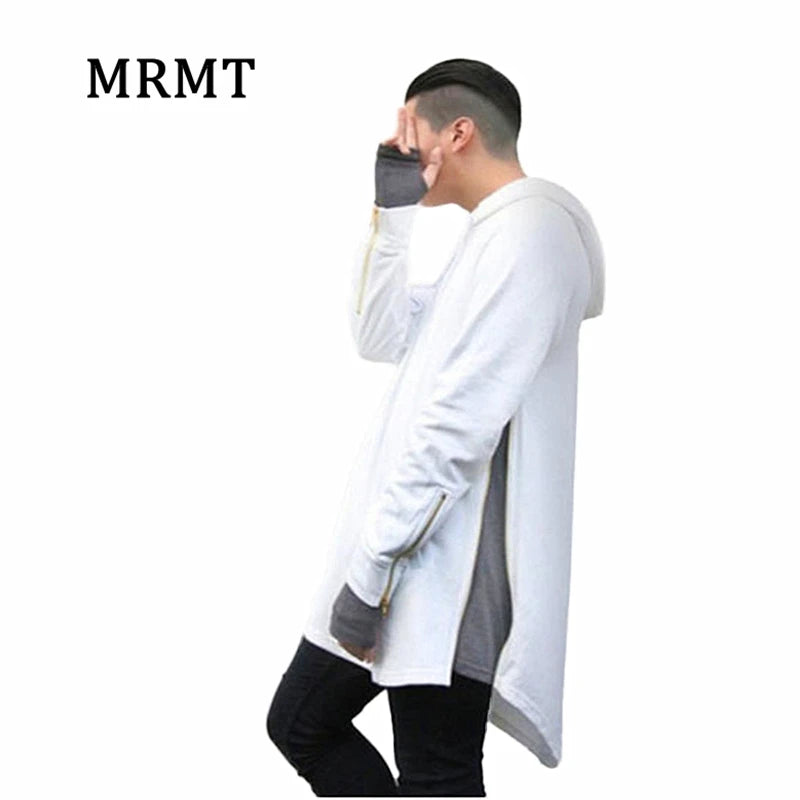 2026 Brand New Mens Hoodies Sweatshirts Streetwear Hip Hop Long Zipper Sweatshirt Cut Extended Men Hoody Sweatshirts For Male