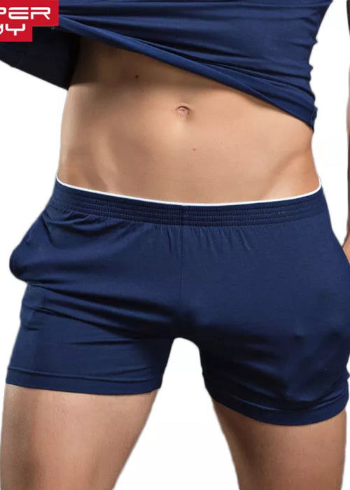 Superbody Men's Underwear Boxer Shorts Trunks Cotton High Quality Underwear Men Brand Clothing Shorts Men Boxers Home Sleep Wear