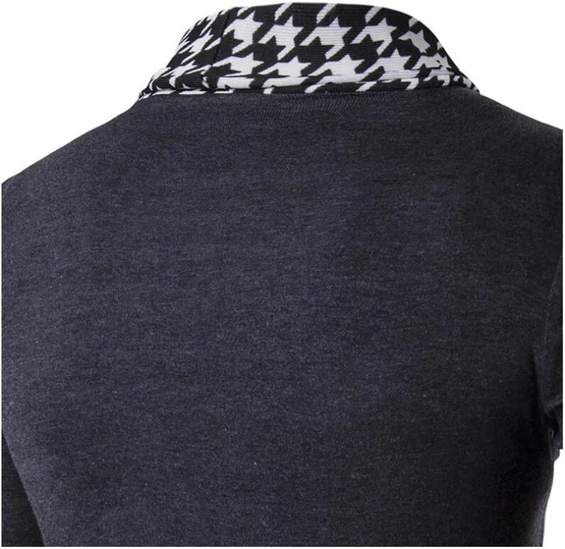 New Autumn Winter Classic Cuff Knit Cardigan Men's Sweaters High Quality Men Knitted Coats Male Knitwears