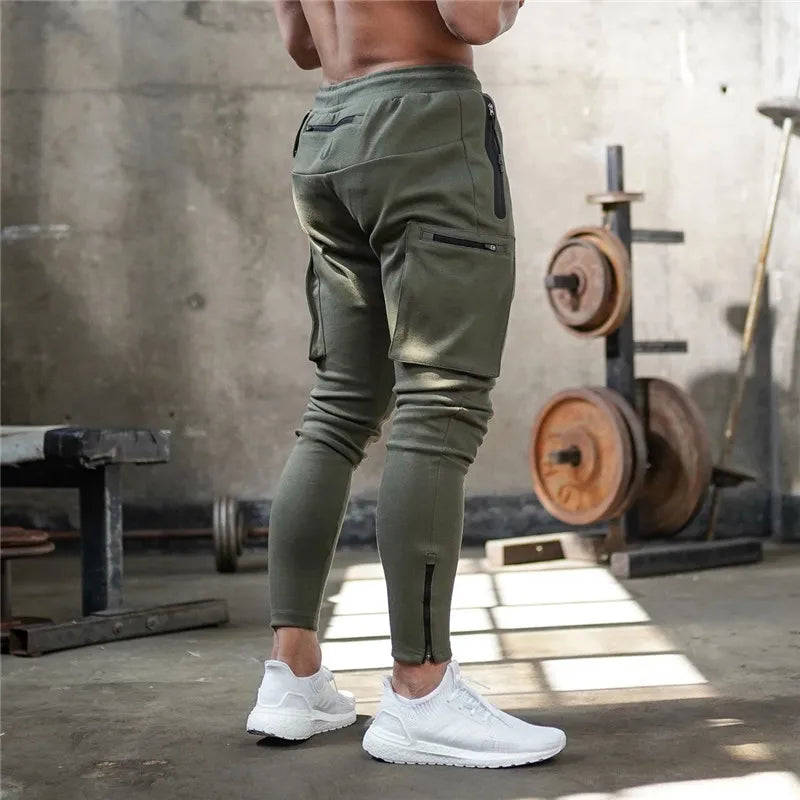2023 NEW Men pants Sweatpants Man Gyms Workout Fitness Sports Trousers Male Running Skinny Track Pants Training Jogger Pants men