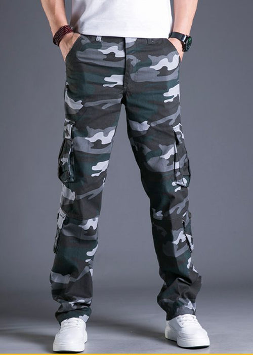 Men's Straight Outdoor Camouflage Pants