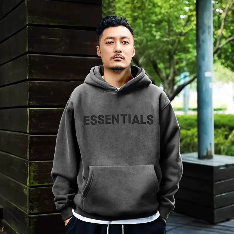 Kazuki Kuraishi American Retro Hooded Sweatshirt Men 2024 Spring and Autumn Thin Casual Heavy Weight Hoodie Coat