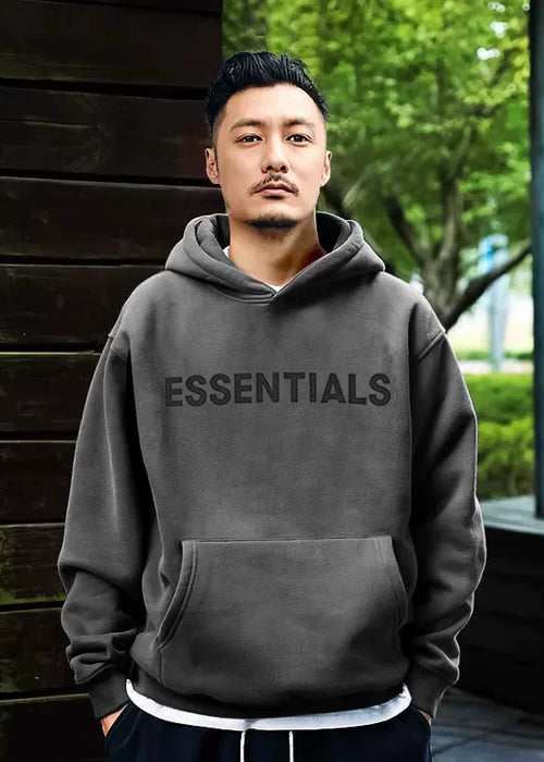 Kazuki Kuraishi American Retro Hooded Sweatshirt Men 2024 Spring and Autumn Thin Casual Heavy Weight Hoodie Coat